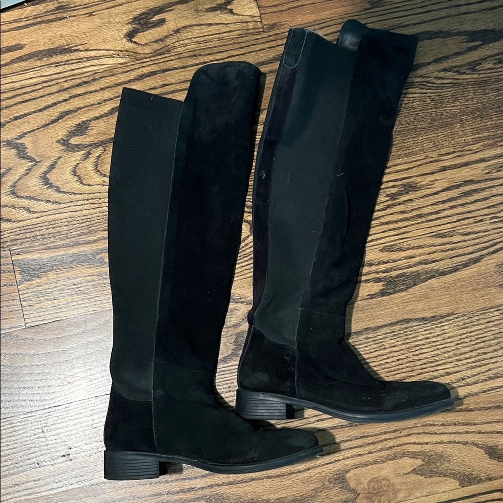 Elegant Black Knee-High Women's Boots